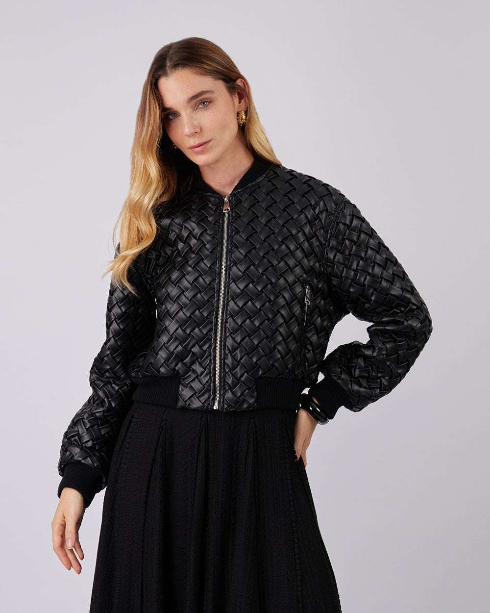 Black Braided Jacket