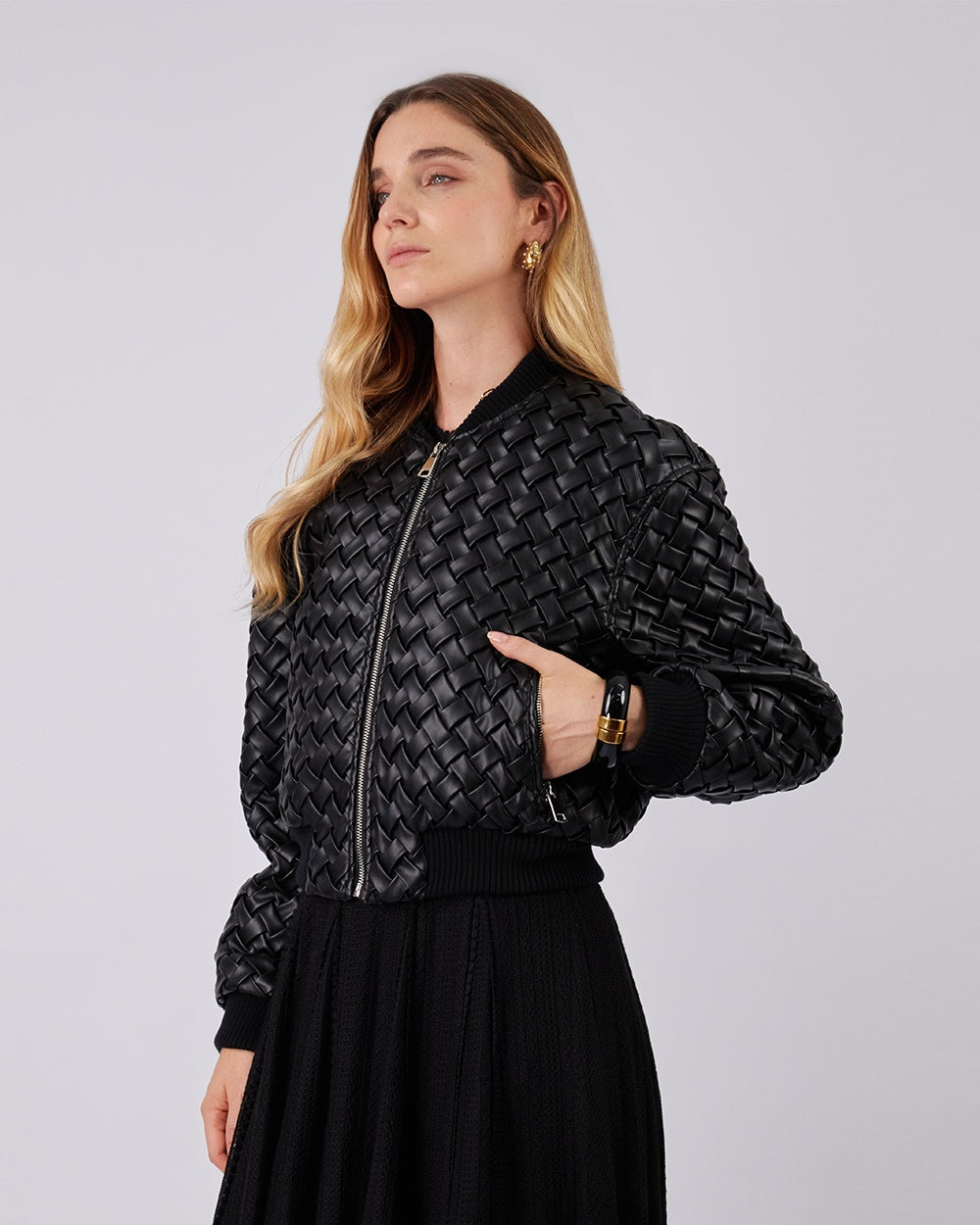 Black Braided Jacket