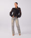 Black Brocade Blouse