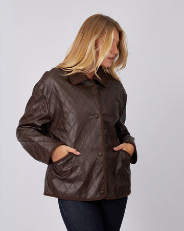 Brown Jacket Diamonds