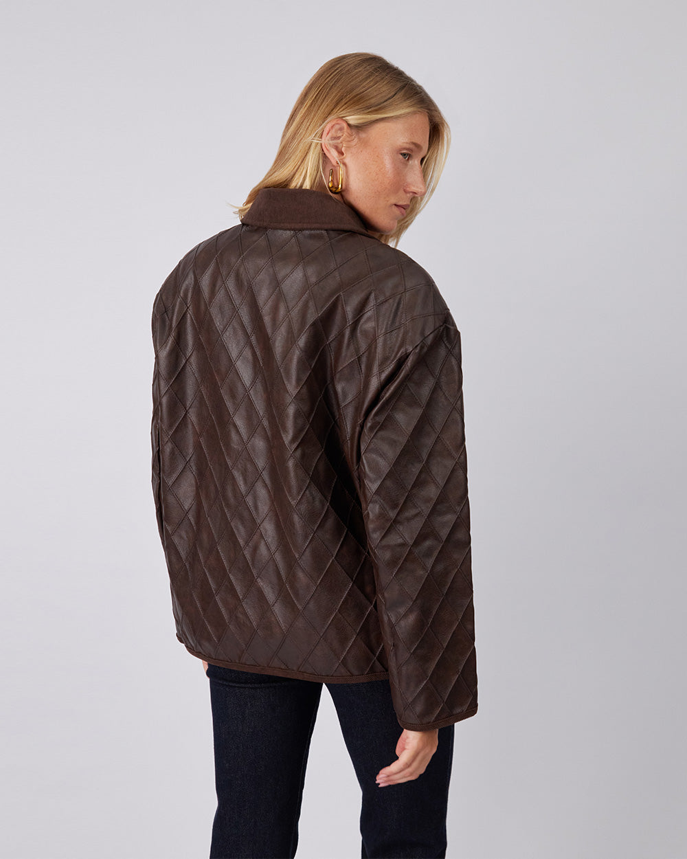 Brown Jacket Diamonds
