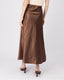 Brown Silk Skirt