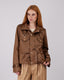 Chocolate High Neck Jacket