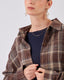 Brown And Light Blue Blouse Sparkle