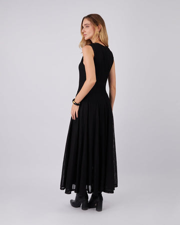 Black Brocade Dress