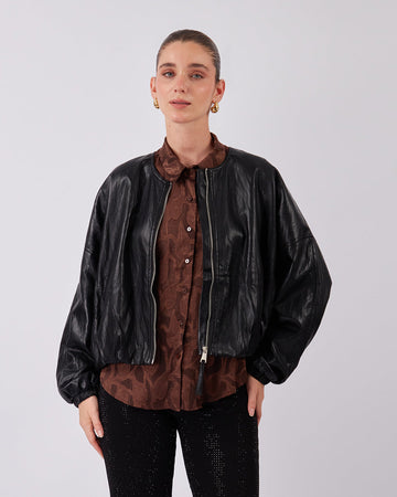 Black Bomber Jacket