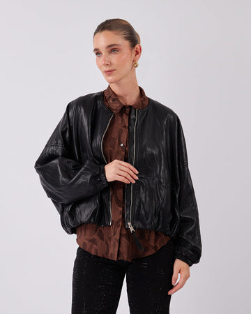 Black Bomber Jacket