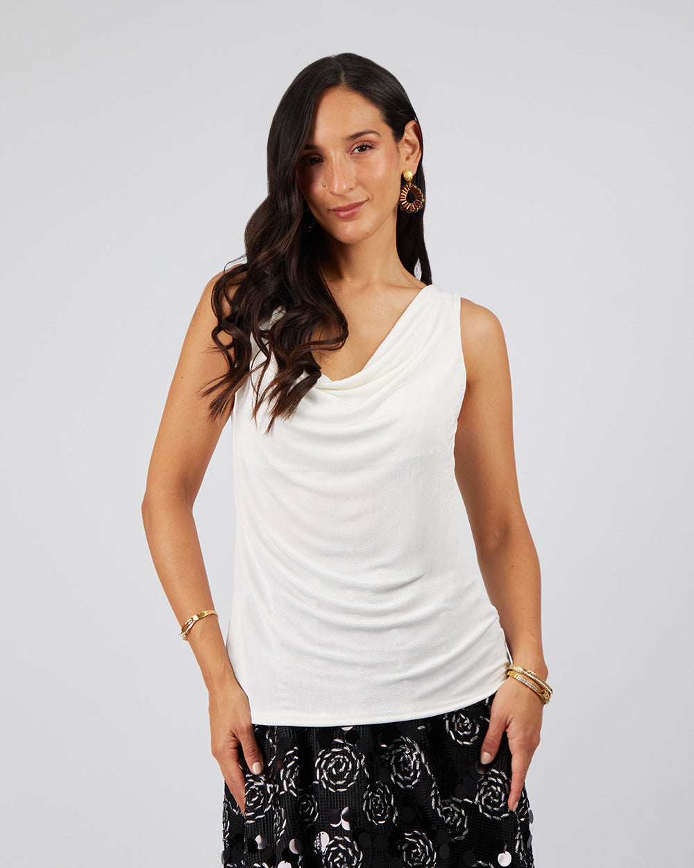 Pearl Slip Dress A Crew Neck