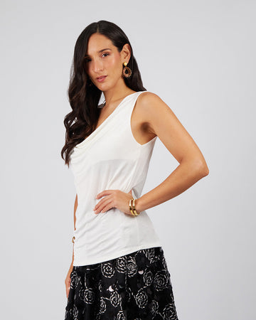 Pearl Slip Dress A Crew Neck