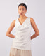 White Draped Camisole