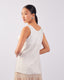 White Draped Camisole