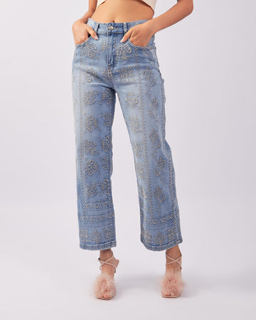 Light Blue Golden Denim
