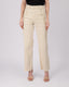 Beige Embroidered Jeans