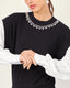 Black Knit 2-in-1 Sweater