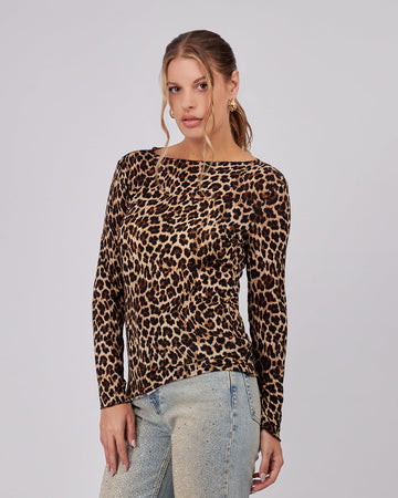 Animal Print Blouse