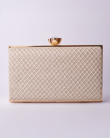 Gold night clutch