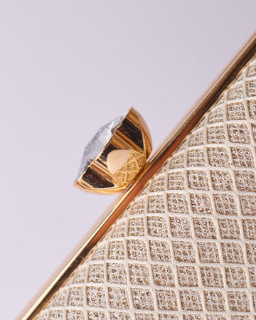 Gold night clutch