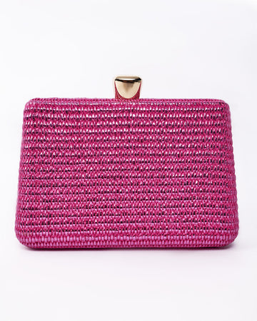 Fuchsia night clutch