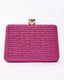 Fuchsia night clutch