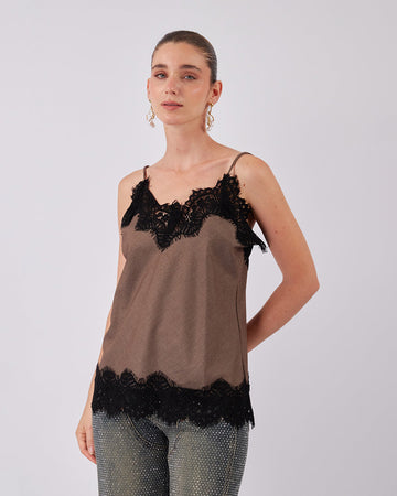 Brown Lace Lingerie