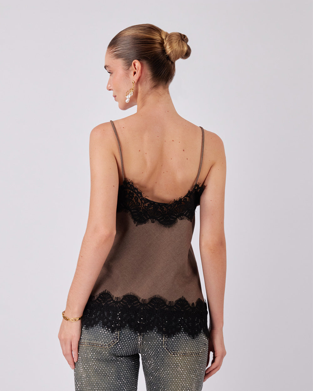 Brown Lace Lingerie