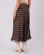 Brown Skirt With Polka Dots