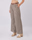 Beige Wide-Leg Pant