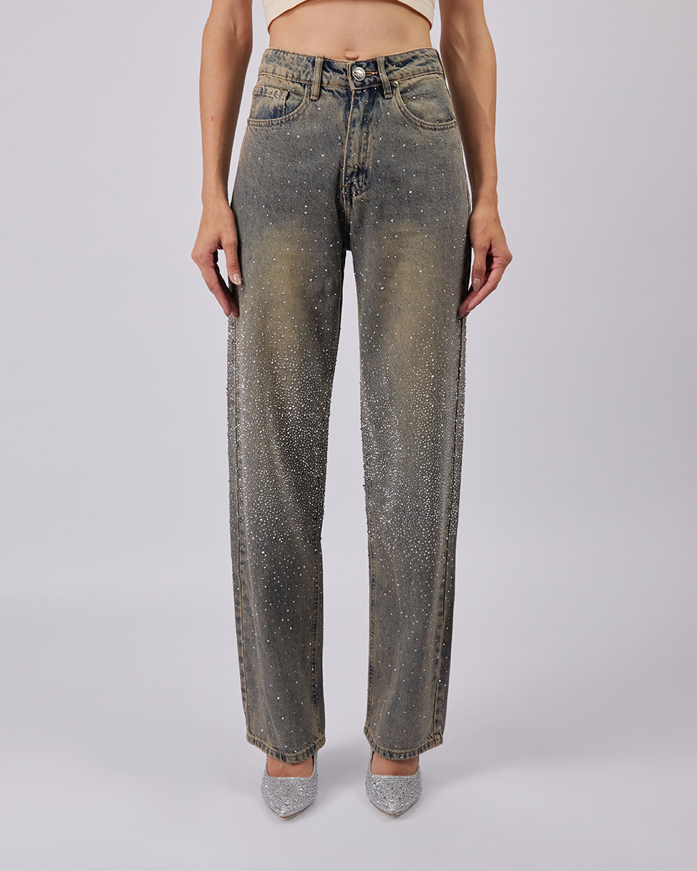 Blue Denim Pants Lumière