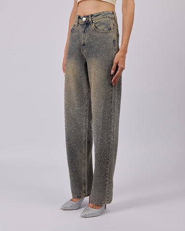 Blue Denim Pants Lumière