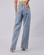 Light Blue Sparkle Denim Pants