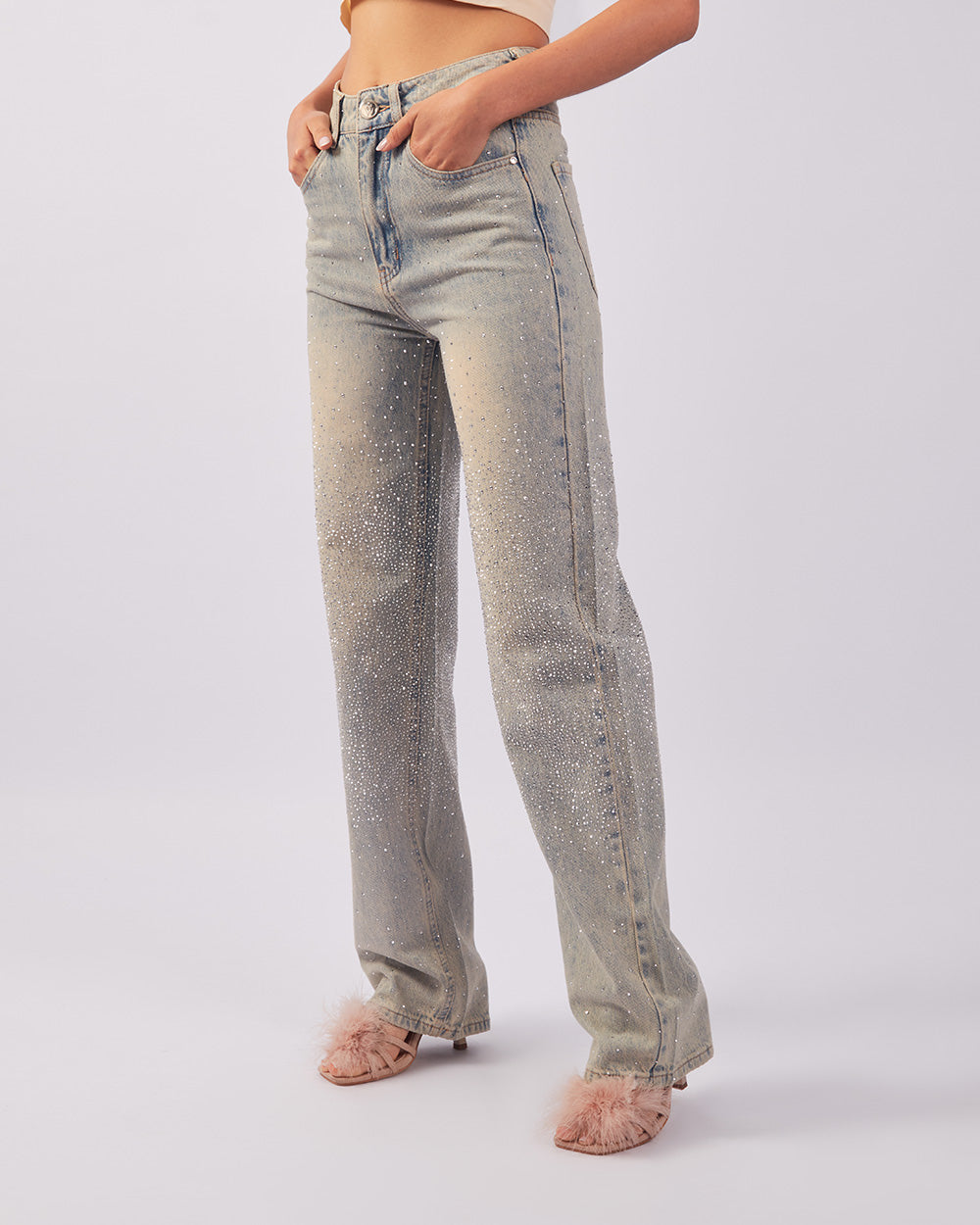 Light Blue Vintage Pant