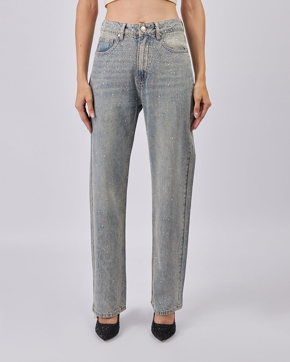 Sky Denim Pants