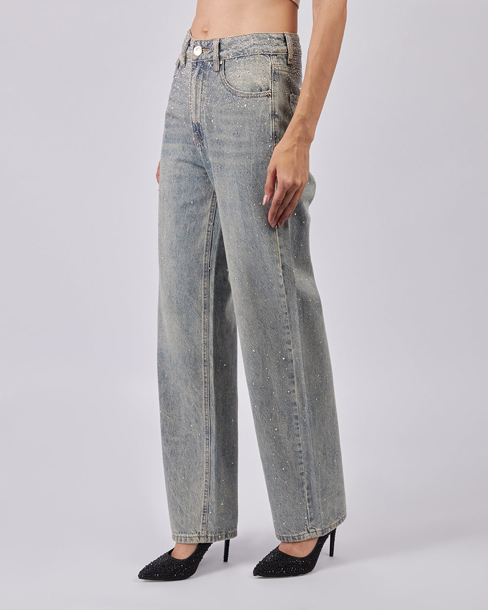 Sky Denim Pants