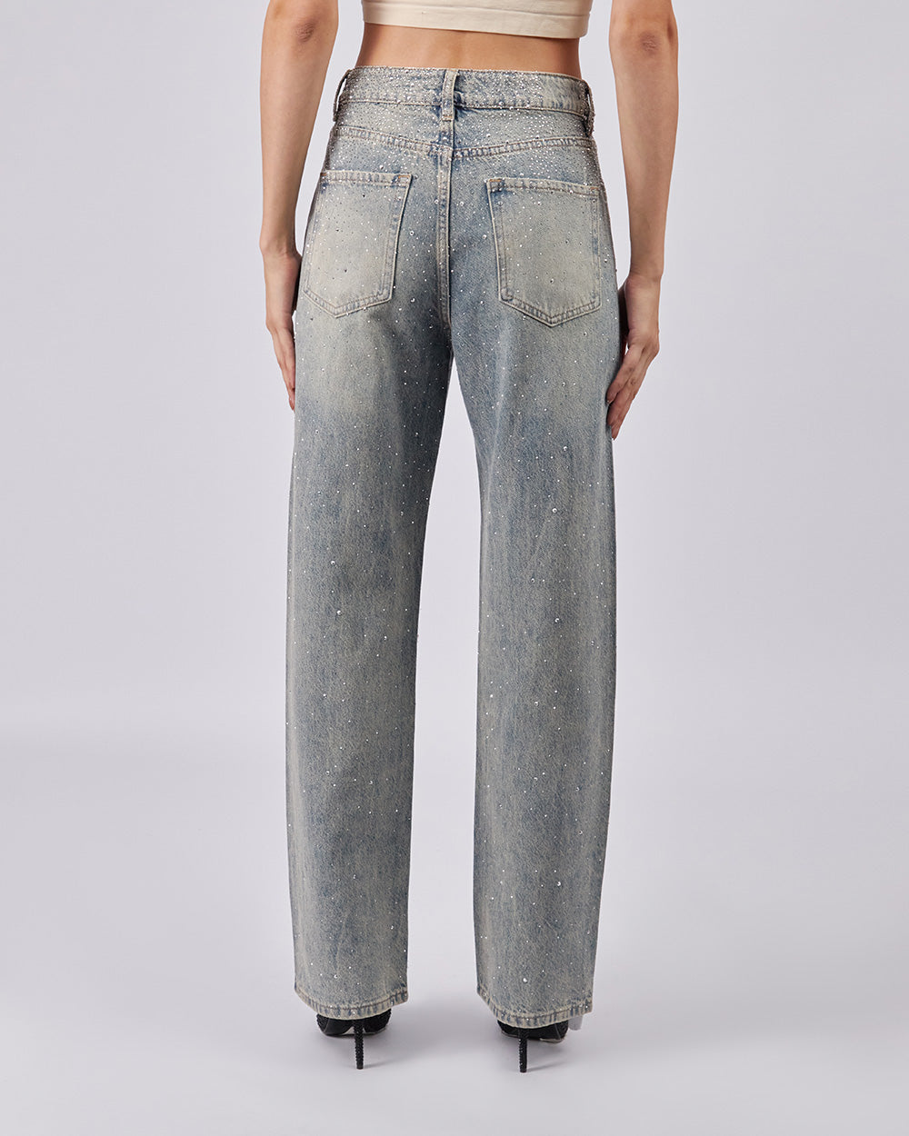 Sky Denim Pants