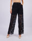 Black Broderie  Pants