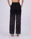 Black Broderie  Pants