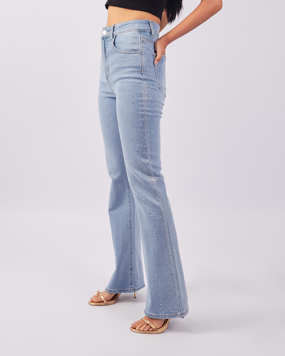 Sky Crystal Pants