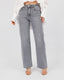 Full Sparkle Gray Denim Pants