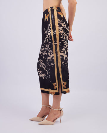 Black Fleur Skirt