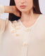 Cream Blossom Blouse
