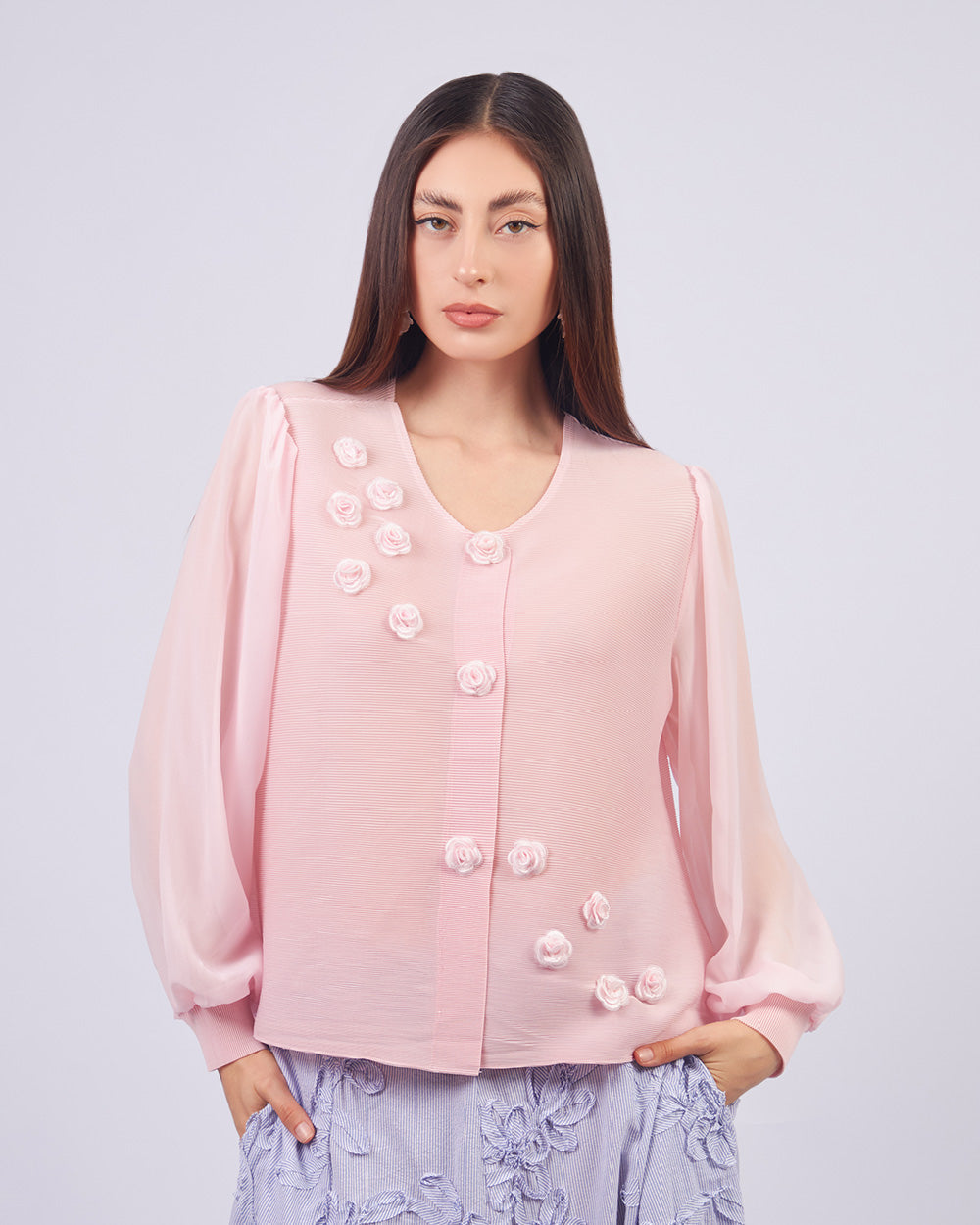 Pink Blossom Blouse