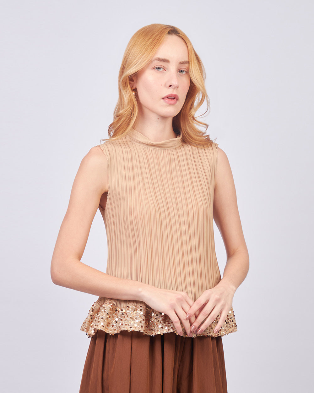 Beige Top Akari