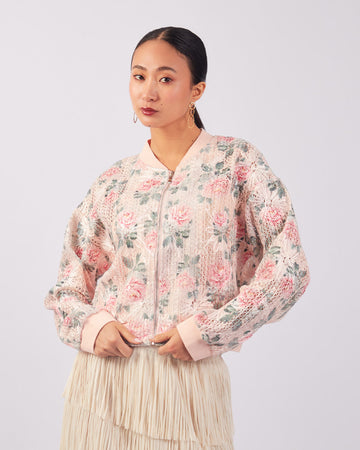 Pink Floral Jacket