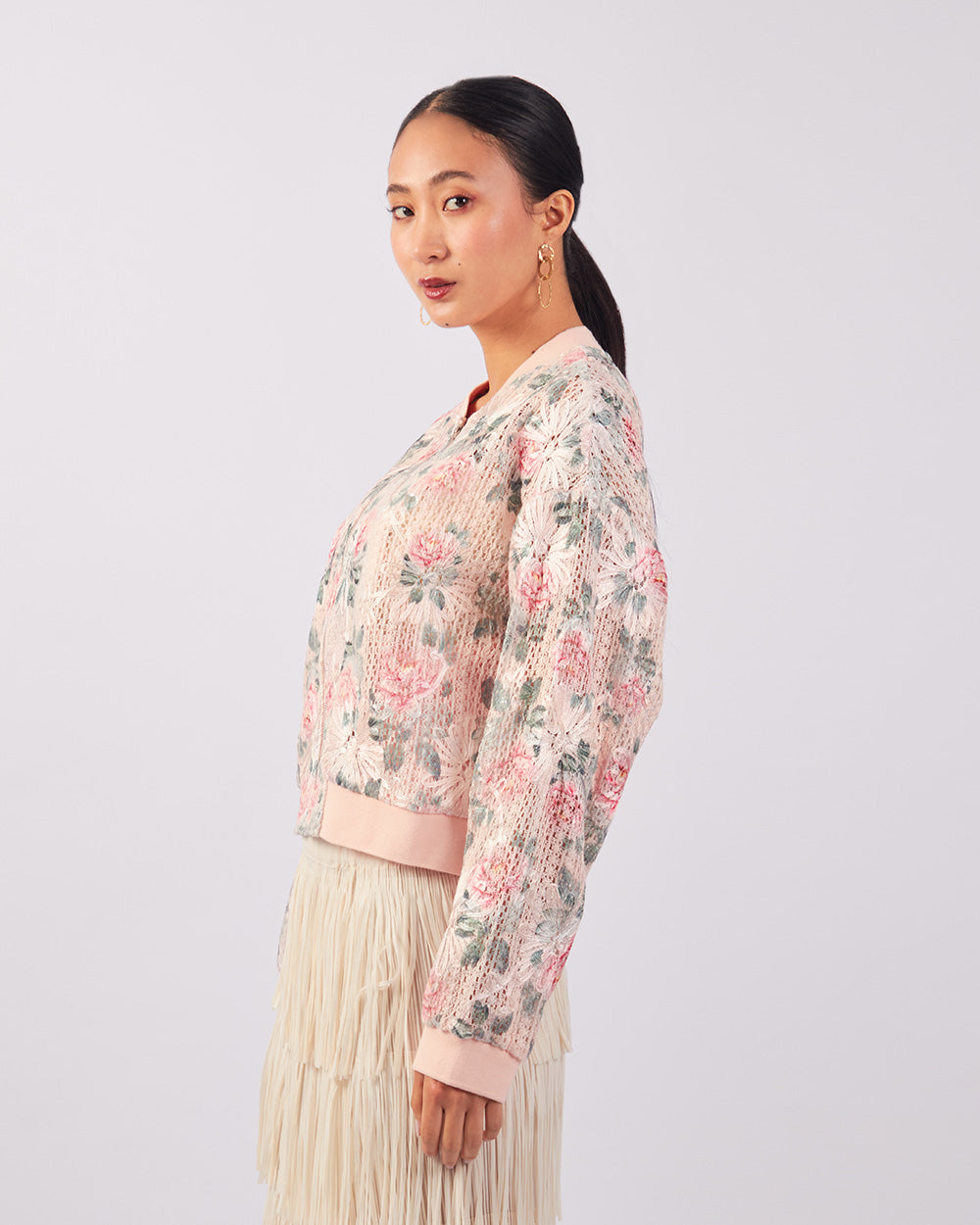 Pink Floral Jacket