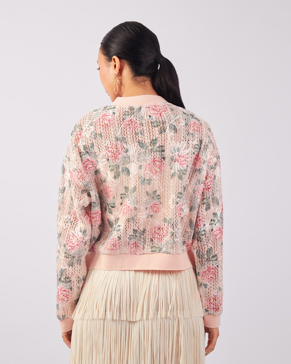 Pink Floral Jacket