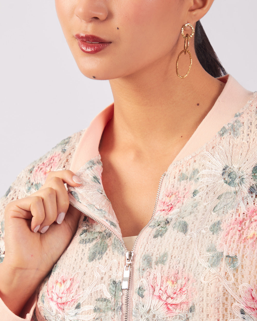 Pink Floral Jacket