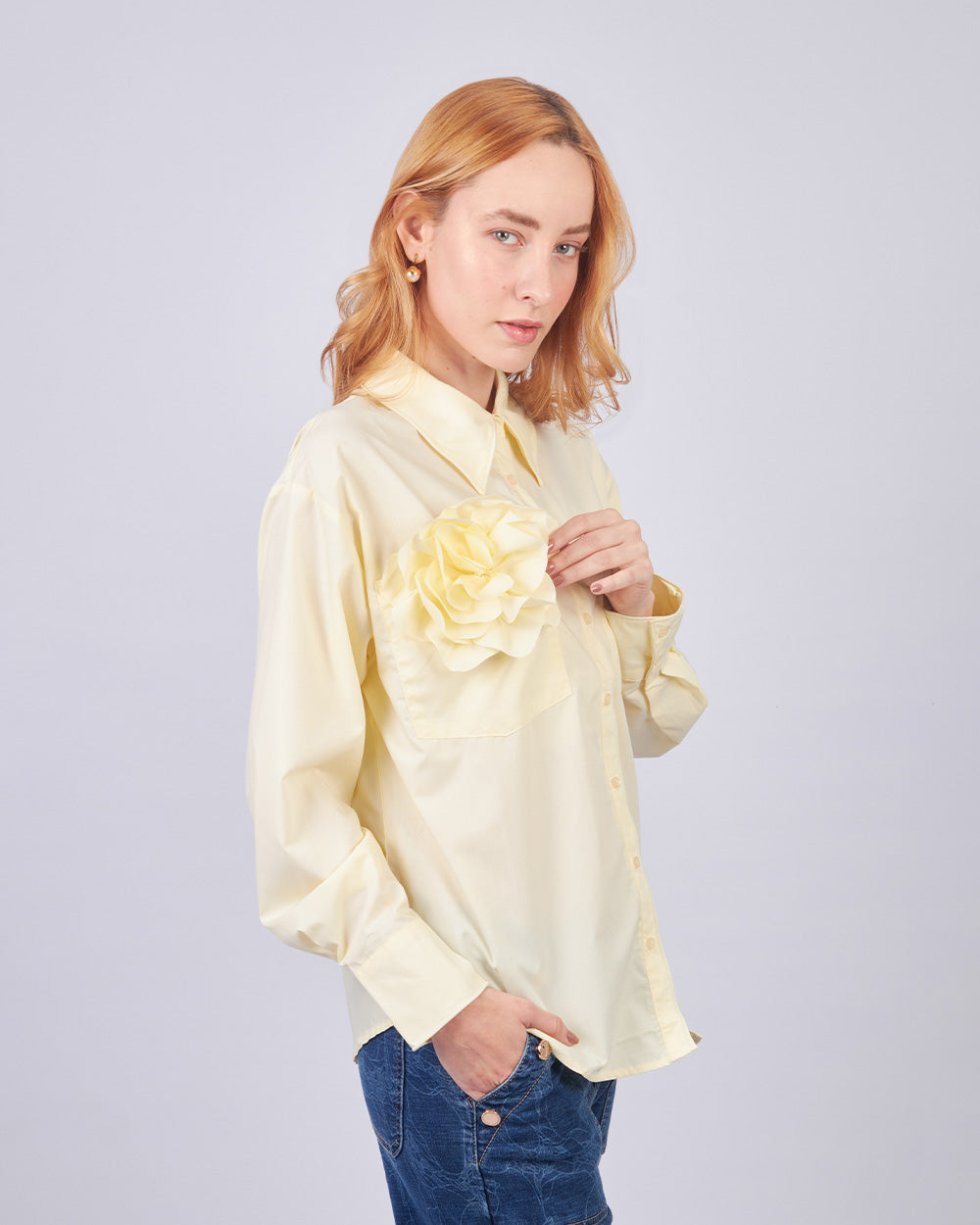 Yellow Flower Shirt