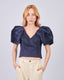 Navy Blouse Tsubomi