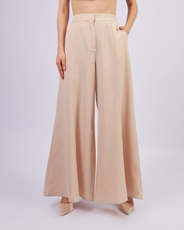 Beige Linen Pants