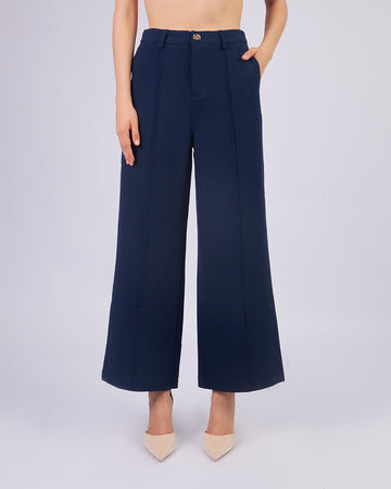 Blue Tailored Pants